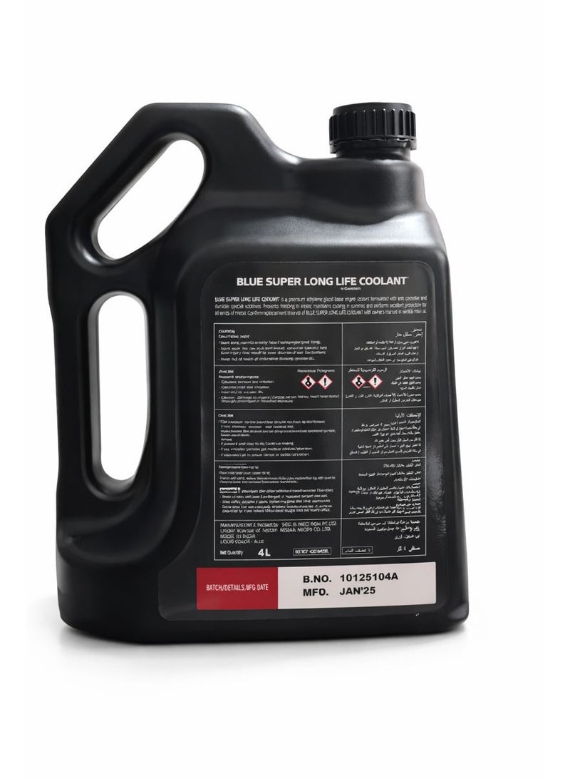 Nissan Genuine Blue Super Long Life Coolant – 4L (50/50 Pre-Diluted) - Image 2